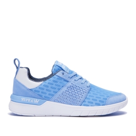 Womens Supra Low Top Shoes SCISSOR Blue/White | AU-81302